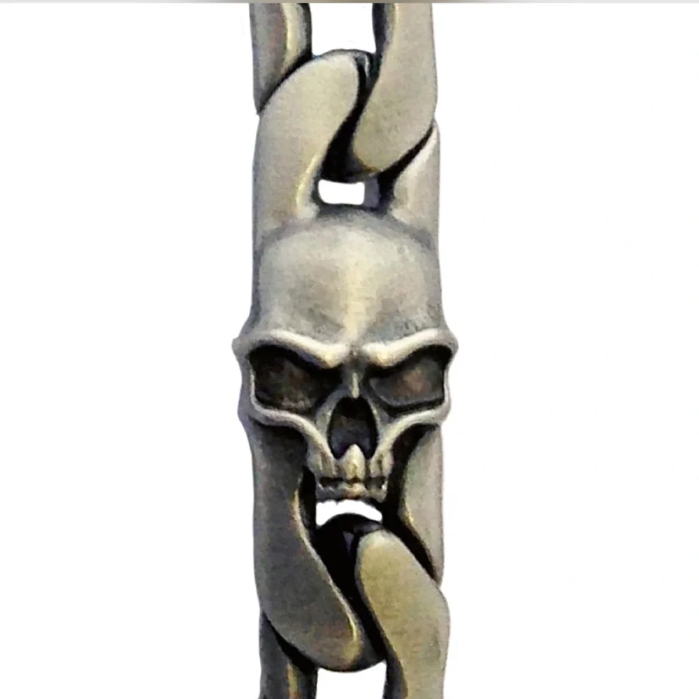 Skull Thick Chain Necklace - NWT!